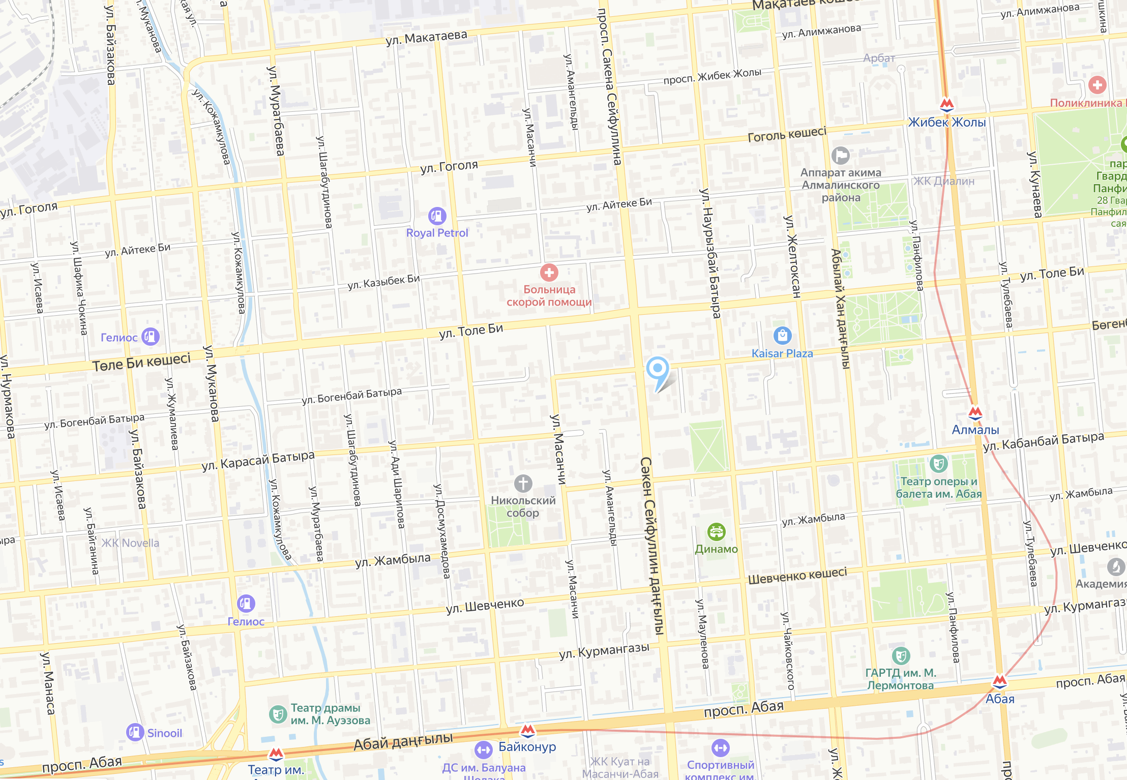 Карта офиса